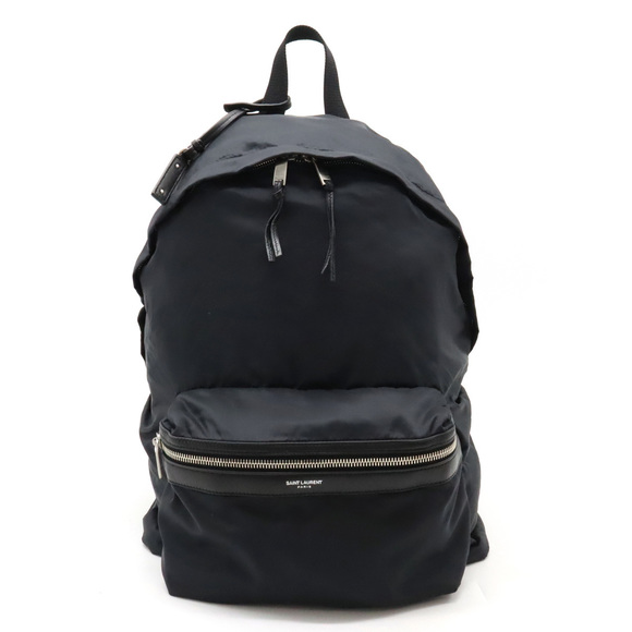 Saint Laurent Foldable City Rucksack Backpack Nylon Black - Picture 1 of 9